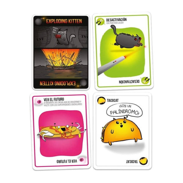 🐱 Exploding Kittens – Juego de Cartas Rápido, Divertido y Portátil - cafe2d6