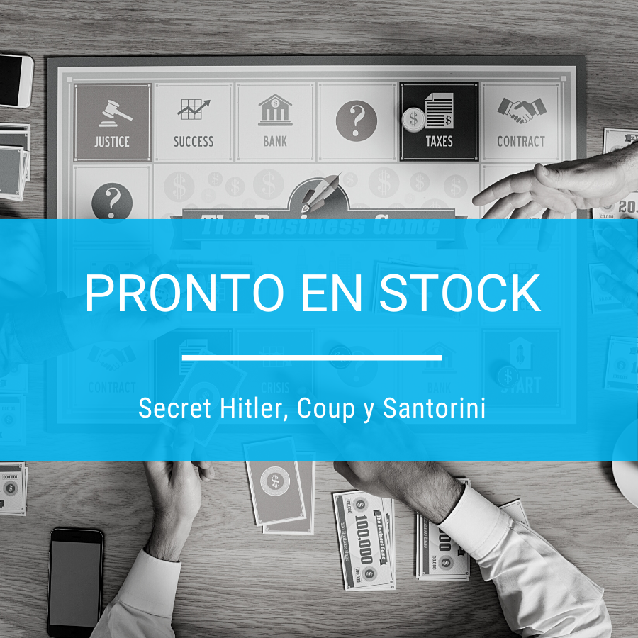 Pronto en stock: Secret Hitler, Coup y Santorini