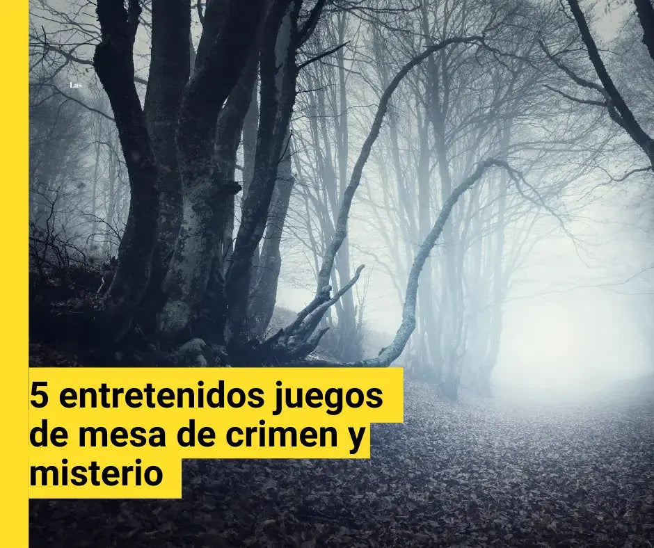 5 entretenidos juegos de mesa de crimen y/o misterio