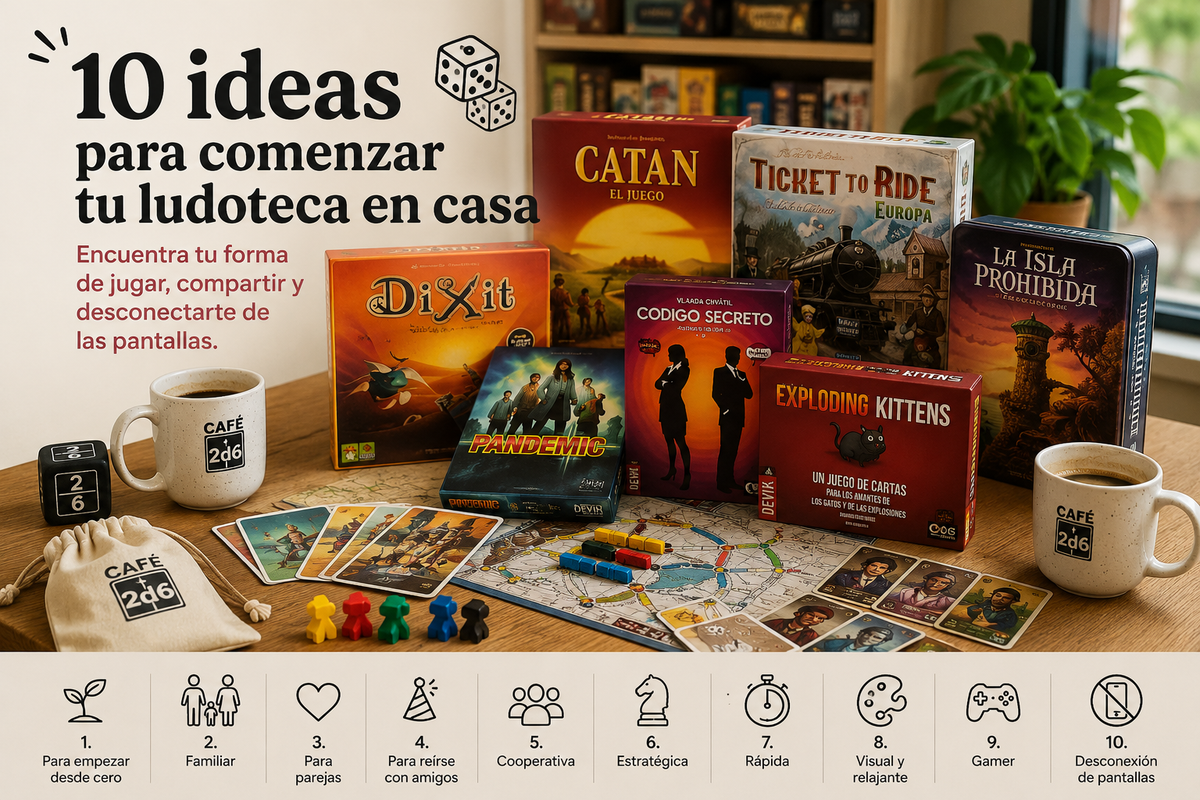 10 ideas para comenzar tu ludoteca en casa (sin volverte loco eligiendo juegos) cafe2d6