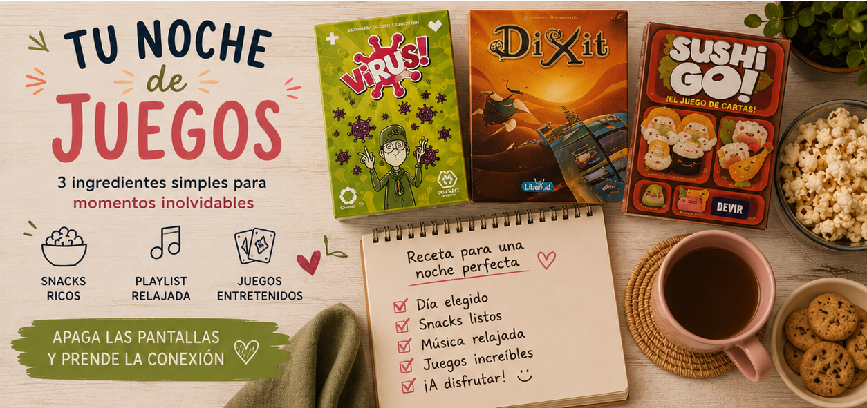 El ritual del juego: cómo transformar una noche cualquiera en una tradición familiar