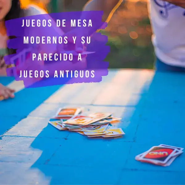 Juegos de mesa modernos y su parecido a juegos antiguos