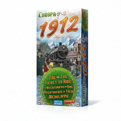 Aventureros al Tren Europa: Expansión 1912 – Más rutas, más boletos y nuevas estrategias Asmodee