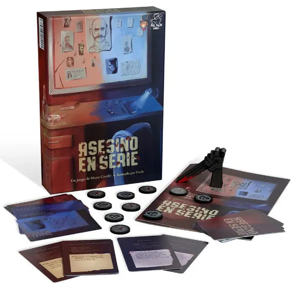 Asesino en Serie - Juego de cartas de roles ocultos sobre asesinos en serie