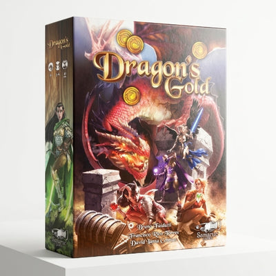 Dragon's Gold – Juego de mesa de negociación, tesoros y dragones Samaruc