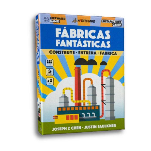 🏭 Fábricas Fantásticas – Juego de Mesa de Construcción de Fábricas y Motor de Producción - cafe2d6