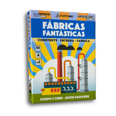 🏭 Fábricas Fantásticas – Juego de Mesa de Construcción de Fábricas y Motor de Producción - cafe2d6