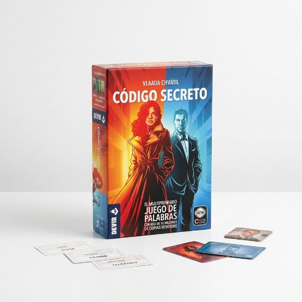 Código Secreto – Juego de mesa de palabras, deducción y trabajo en equipo Devir