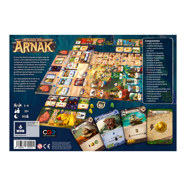 Las Ruinas Perdidas de Arnak – Juego de mesa de exploración y estrategia Devir