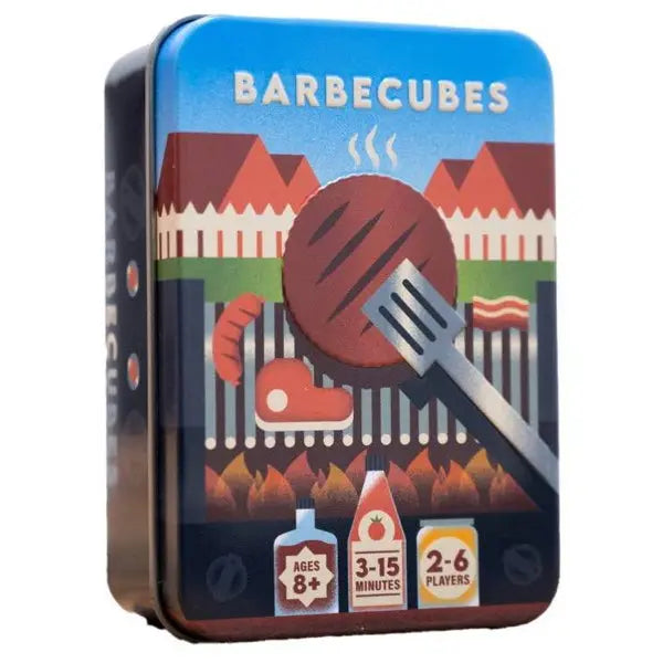 🍢 Barbecubes (idioma inglés) - Juego de Mesa Familiar de Estrategia y Parrilladas Divertidas | ¡Cocina, Combina y Gana!
