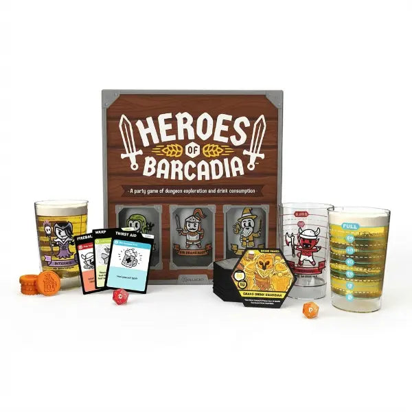 Heroes of Barcadia – Juego de mesa de exploración y party para adultos - cafe2d6