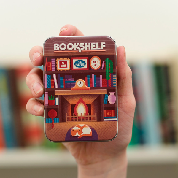 Bookshelf – Juego de mesa familiar de patrones, colección y organización