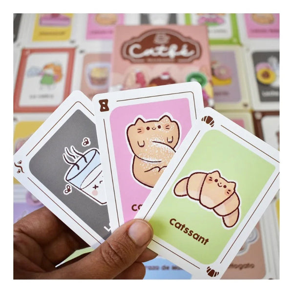 🐾 Catfé - Juego de Mesa Familiar con Gatitos, Cocina y Café | ¡Cocina postres en el Café más Adorable! - cafe2d6