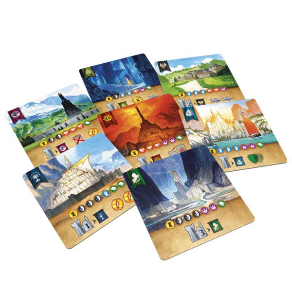 7 Wonders Duel: Lord of the Rings – Duelo por la Tierra Media | Juego de Estrategia para 2 Jugadores, Inspirado en El Señor de los Anillos - cafe2d6