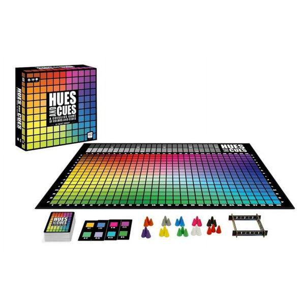 Hues and Cues (inglés) - Juego de Mesa Familiar de Colores e Imaginación, Para 3 a 10 Jugadores, Rápido, Divertido y Visualmente Sorprendente - cafe2d6