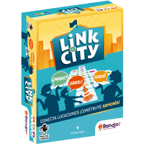 Link City – Juego de mesa de construcción urbana y estrategia ligera