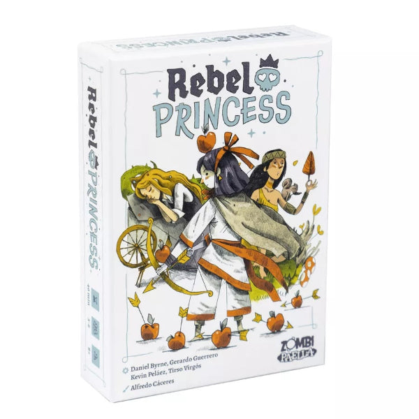 Rebel Princess (inglés) Juego de Mesa de Estrategia y Aventuras, para 3 a 6 Jugadores, Ideal para Familias, Alta Rejugabilidad, Fácil de Aprender - cafe2d6