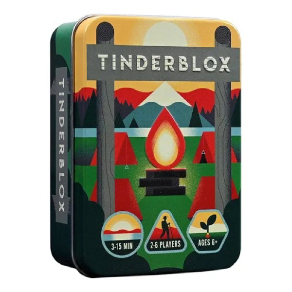 🔥 Tinderblox - Juego de Mesa Portátil de Destreza y Diversión para Todas las Edades - cafe2d6