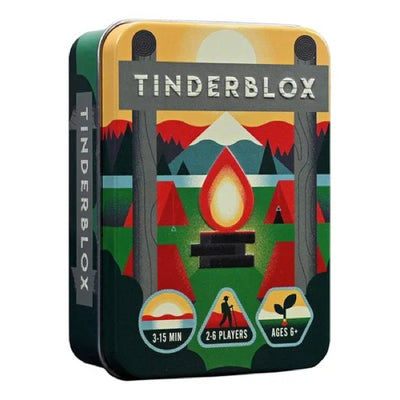 🔥 Tinderblox - Juego de Mesa Portátil de Destreza y Diversión para Todas las Edades - cafe2d6